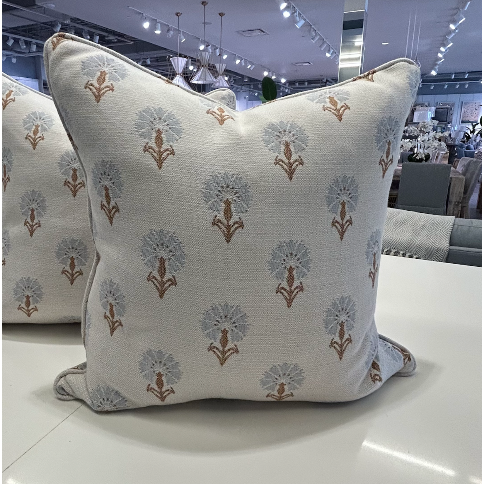 Outside The Box 20x20 Mira Chai Down Feather Accent Pillow