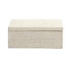 Outside The Box 7x5x3 Bayan Raffia Decorative Box In Natural