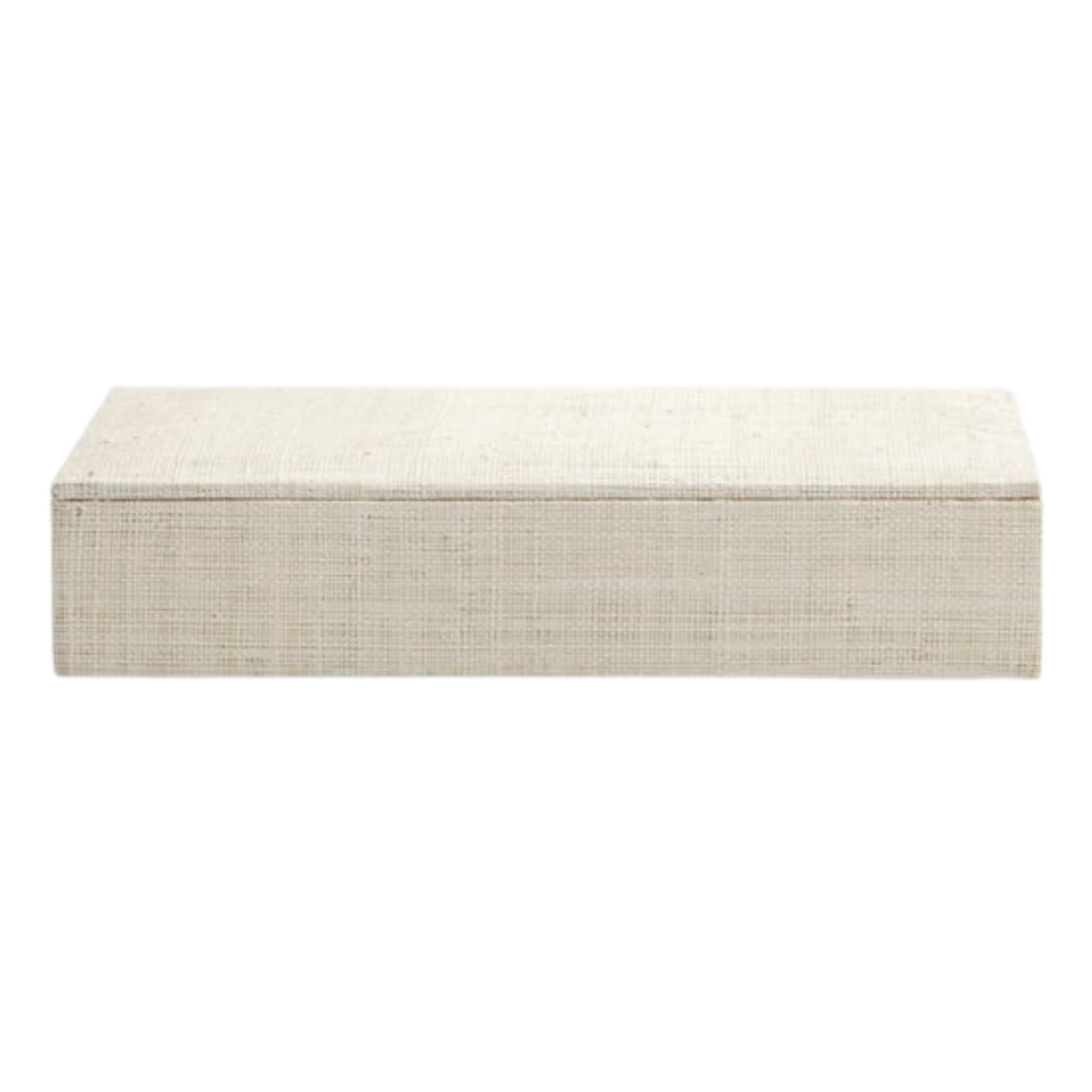 Outside The Box 13x6x3 Bayan Raffia Decorative Box In Natural