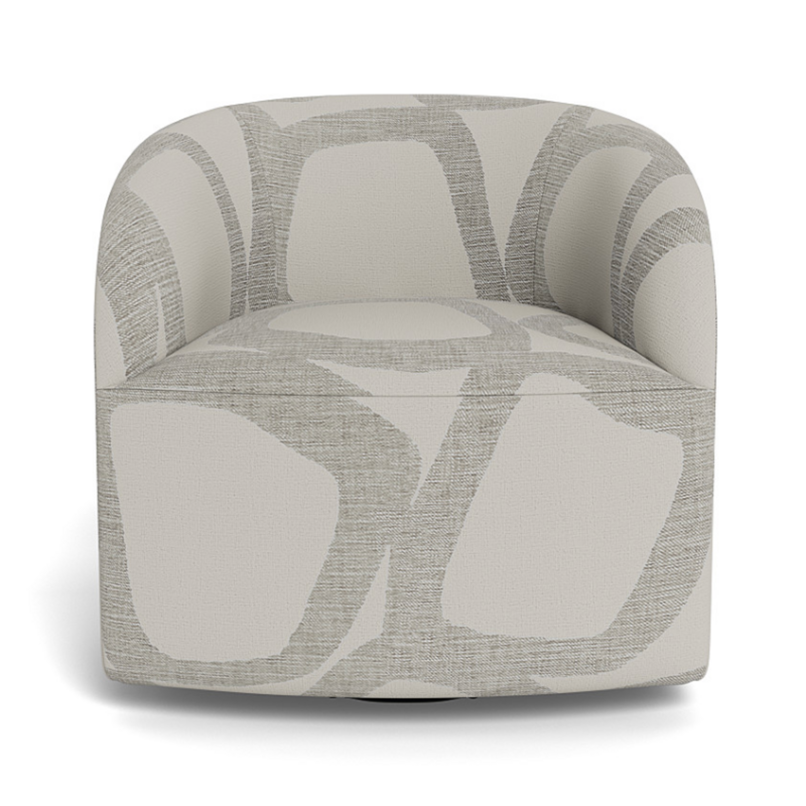 Outside The Box Exhale Keegan Sisal 100% Poly Performance Poly Upholstered Swivel Chair F-001846-1 (Tier 4)