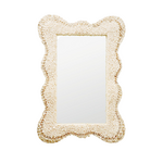 Outside The Box 38x26 Isabella Beige Shell Sourced Shells Mirror