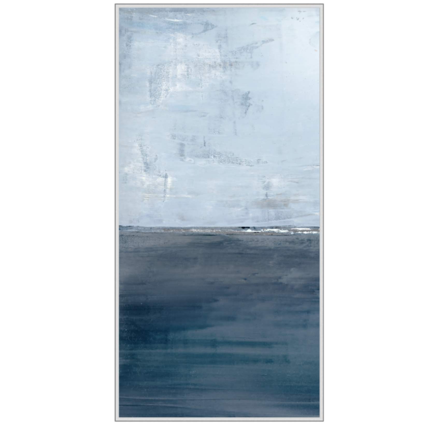 Outside The Box 50x25 Pacific Vantage 1 Art With White Frame