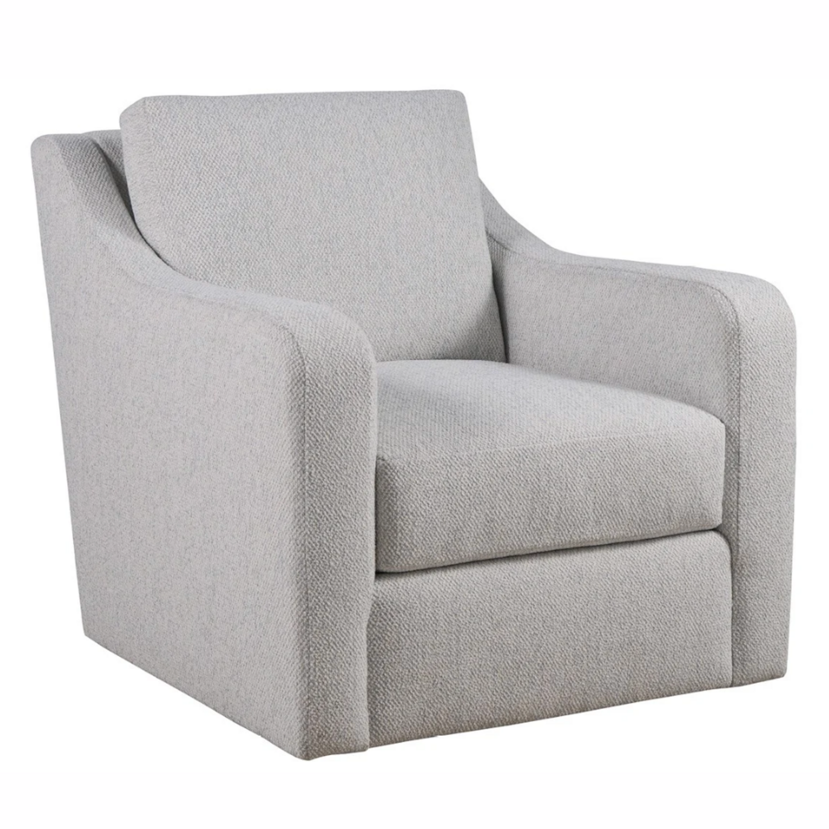 Outside The Box Filmore Dreamy Cloud Poly Performance Upholstered Swivel Chair Tier 3