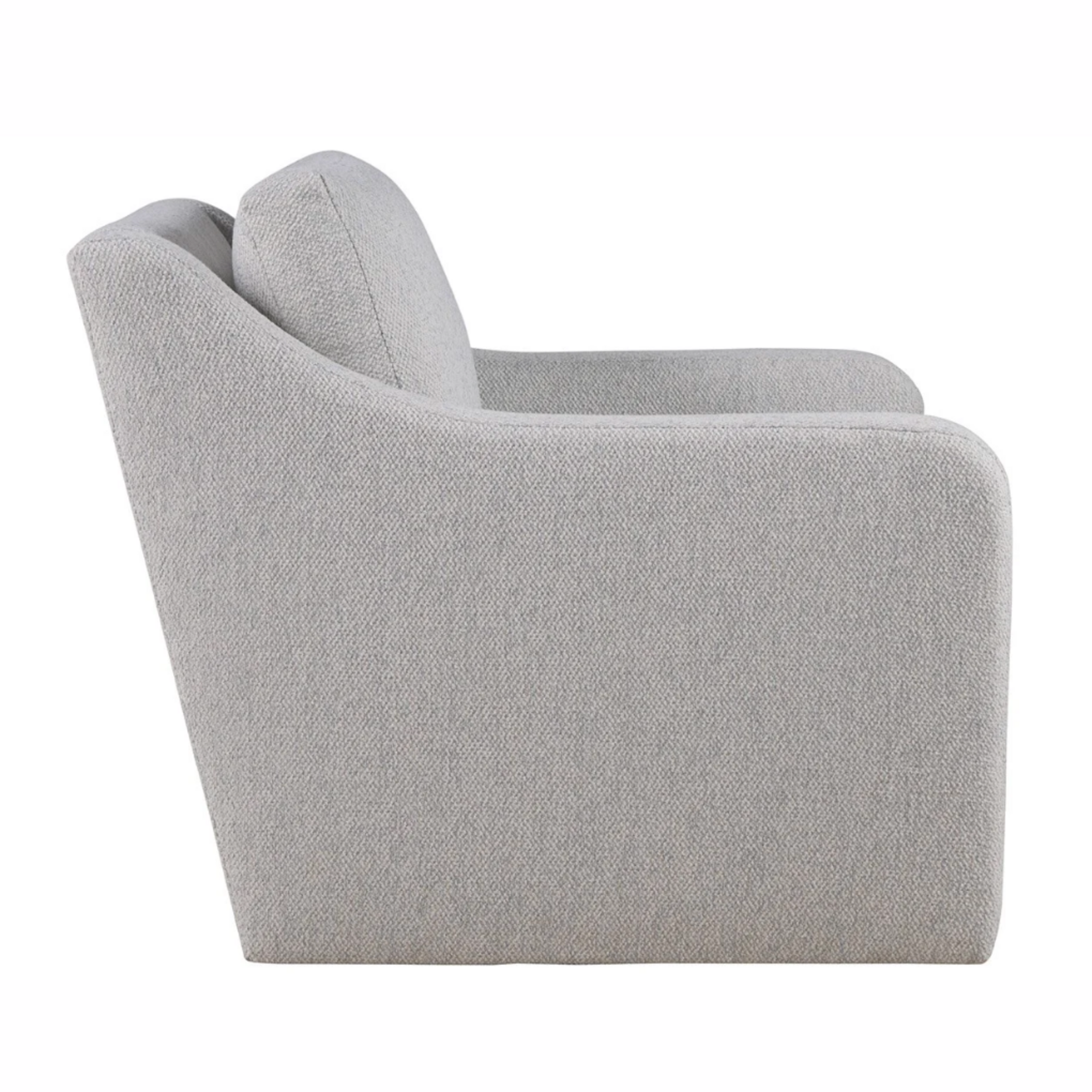 Outside The Box Filmore Dreamy Cloud Poly Performance Upholstered Swivel Chair Tier 3