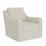 Outside The Box Filmore Ayers Vanilla Poly Performance Upholstered Swivel Chair Tier 2