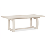 Outside The Box 86" Extends To 126" Duval White Washed Oak Wood Rectangle Dining Table