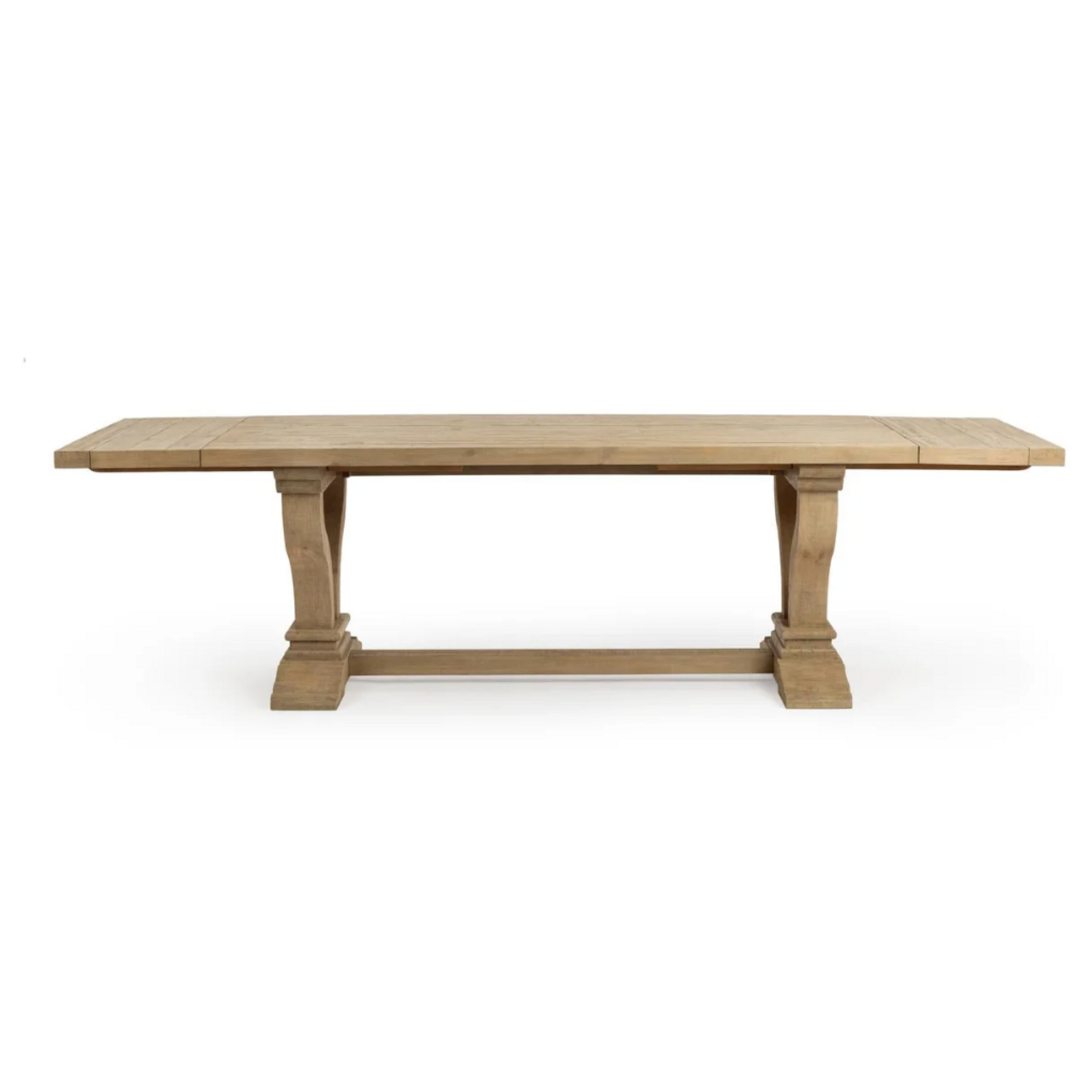 Outside The Box 86" Extends To 110" Julia Soft Earth Reclaimed Pine Wood Dining Table