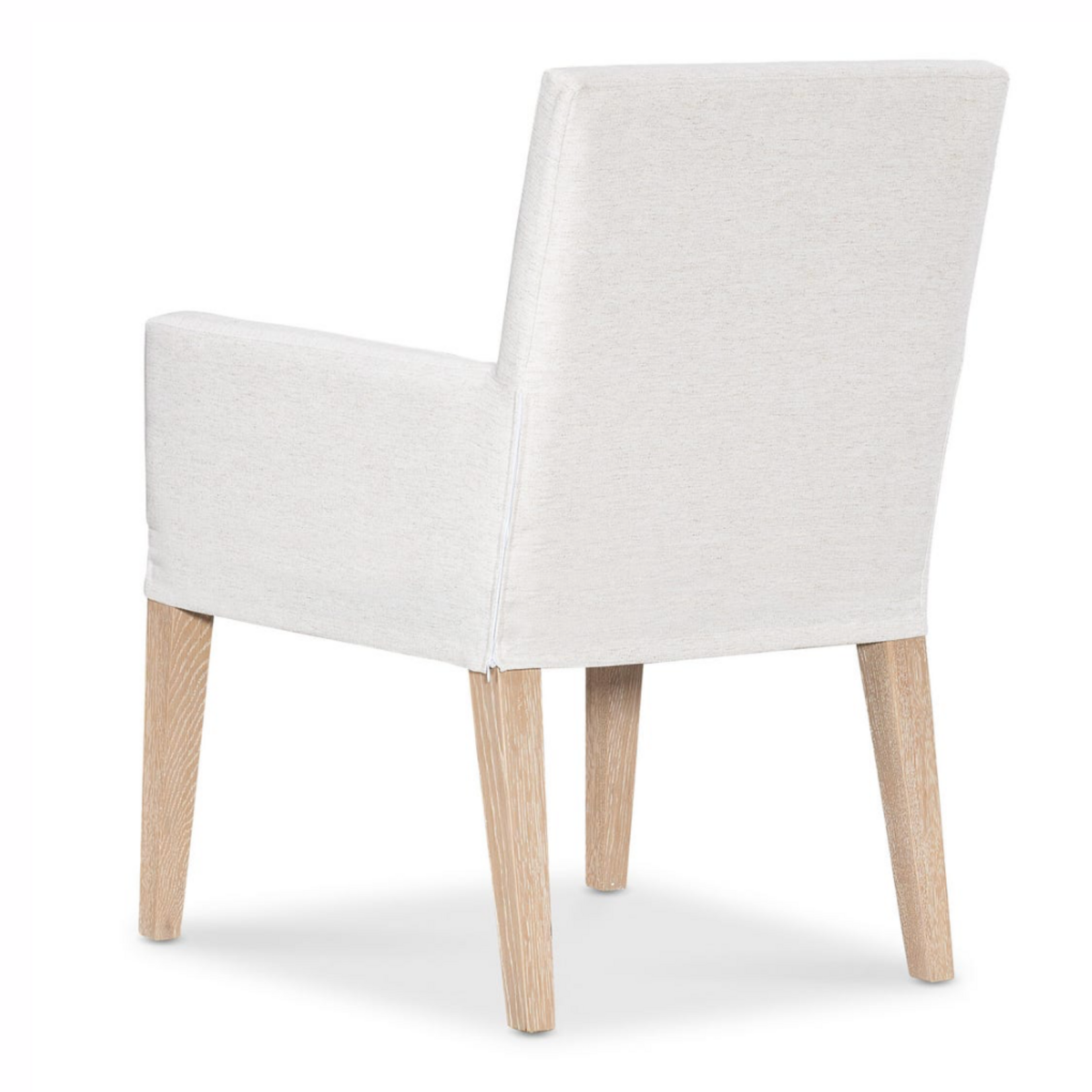 Outside The Box Marseille Lilou Cotton Performance Slipcover Arm Dining Chair