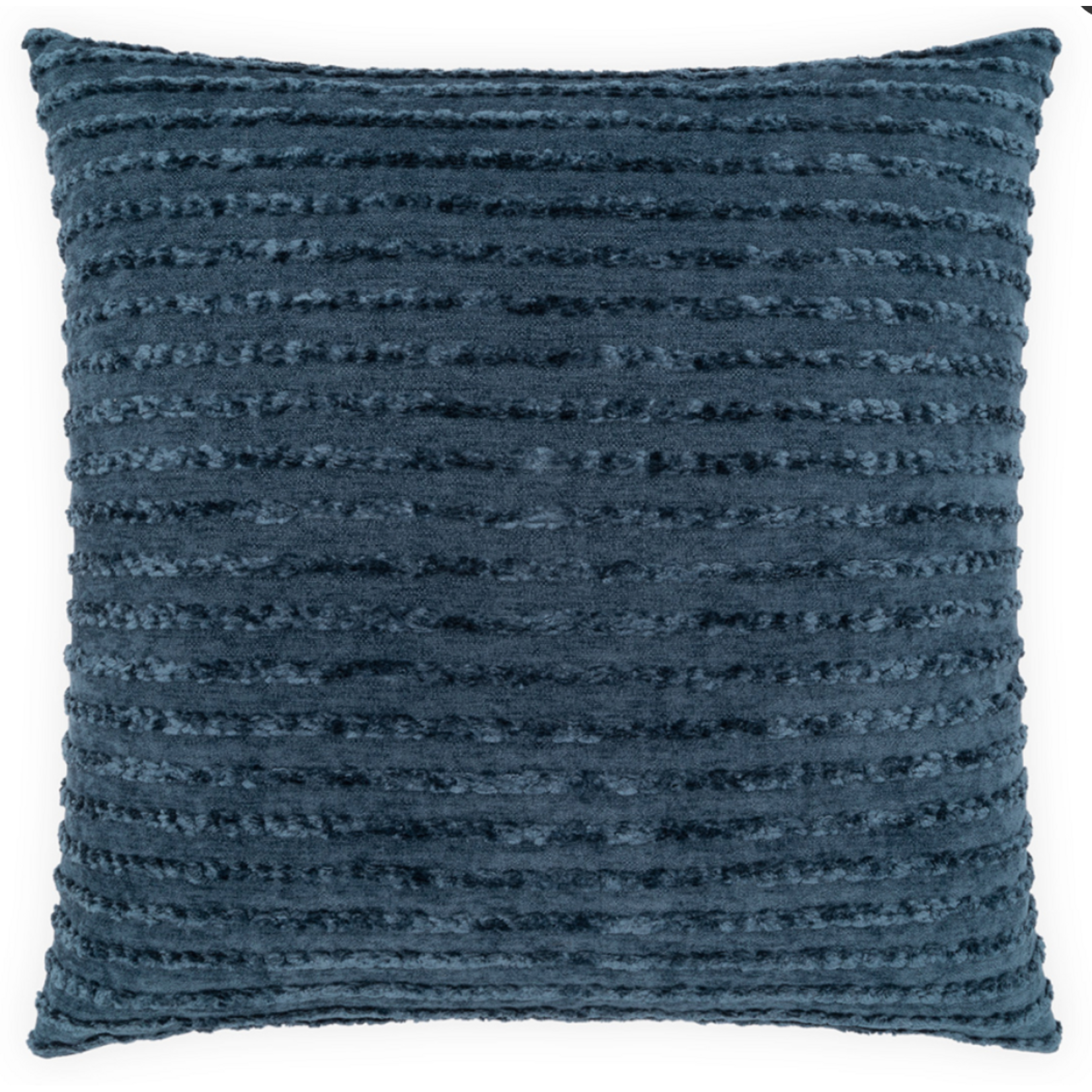 Outside The Box 24x24 Keaton Square Feather Down Pillow In Indigo DV Kap