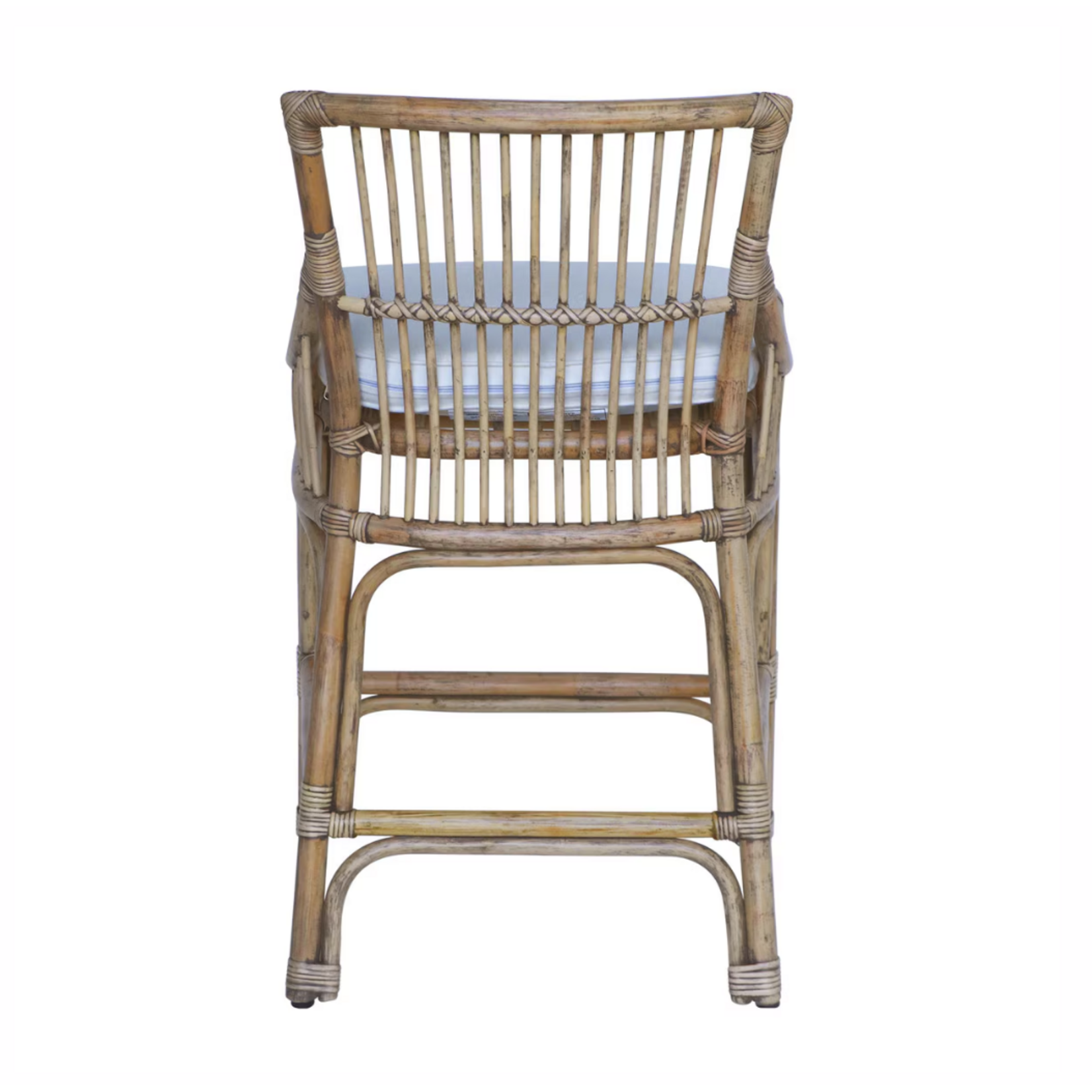 Outside The Box 27" Winston II Rattan Counter Stool In Antique Natural