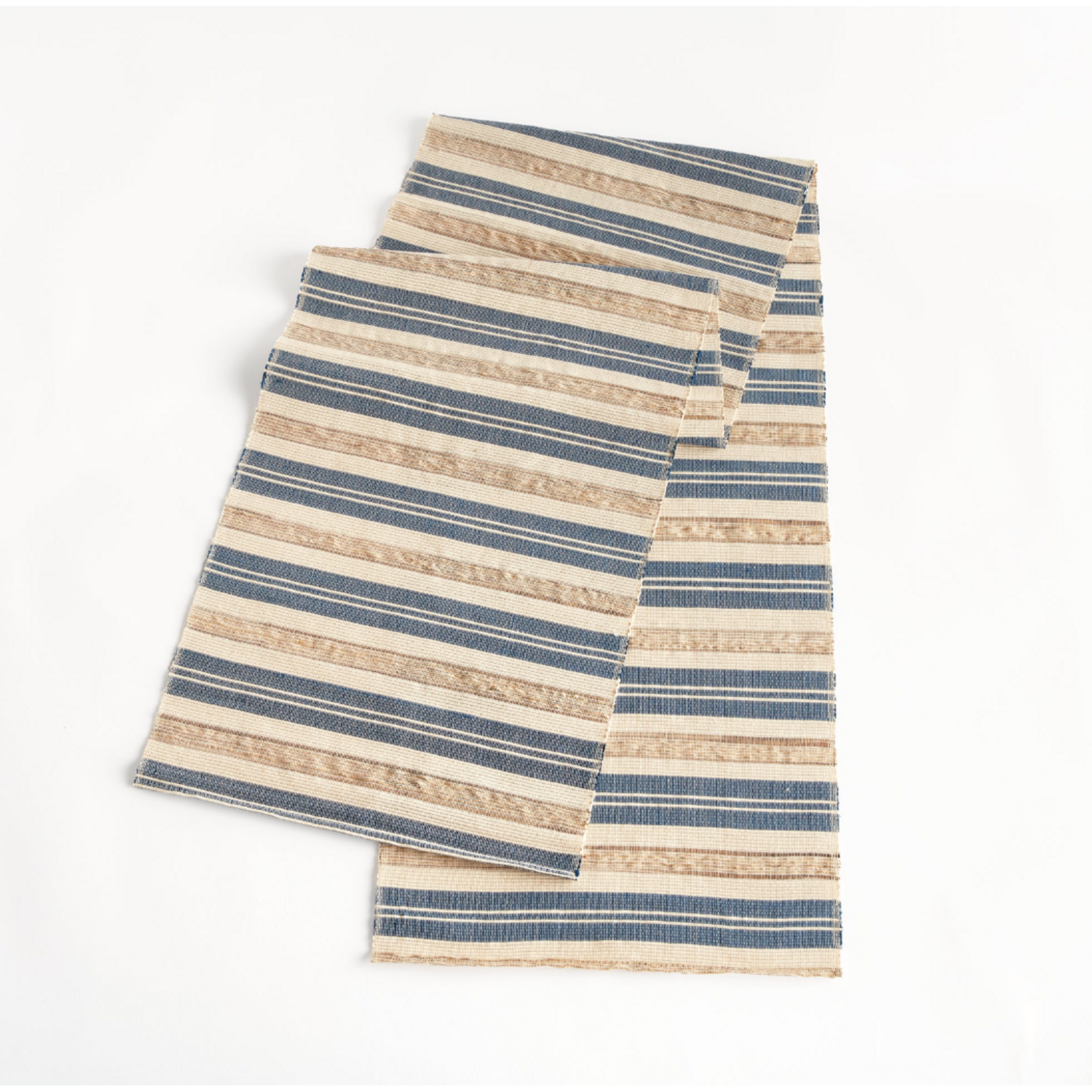 Outside The Box 72x14 Barclay Butera Sycamore Canyon Handcrafted Striped Table Runner