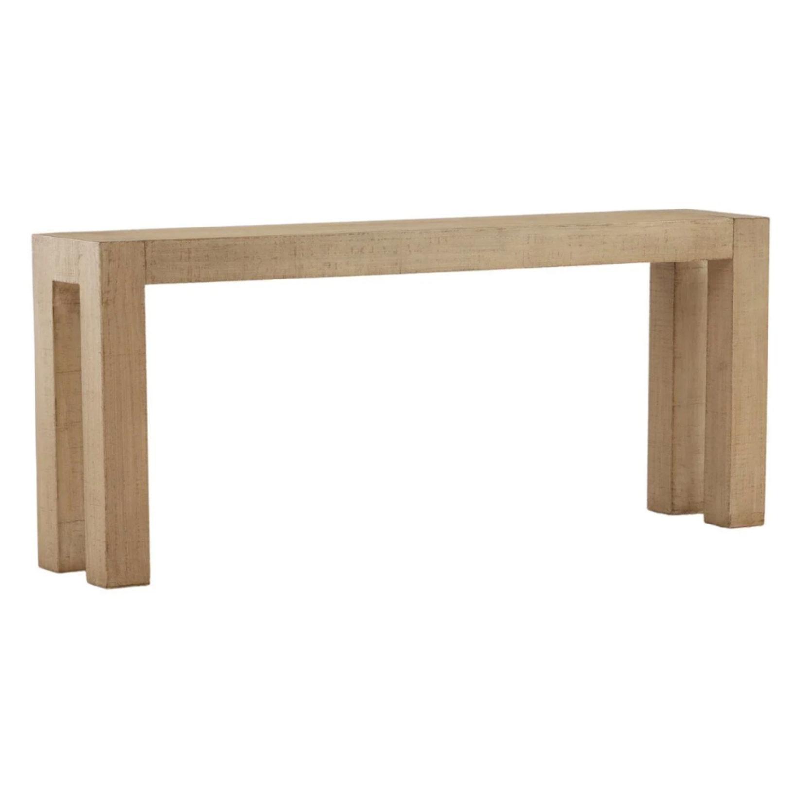 Outside The Box 71x14x30 Lamont Reclaimed Pine Wood Light Warm Wash Console Table
