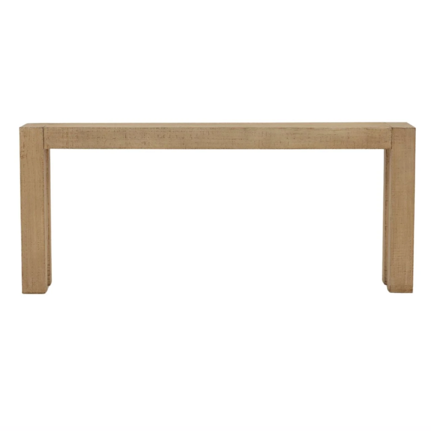 Outside The Box 71x14x30 Lamont Reclaimed Pine Wood Light Warm Wash Console Table
