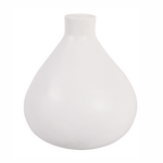 Outside The Box 9" Braga White Portugal Terracotta Vase
