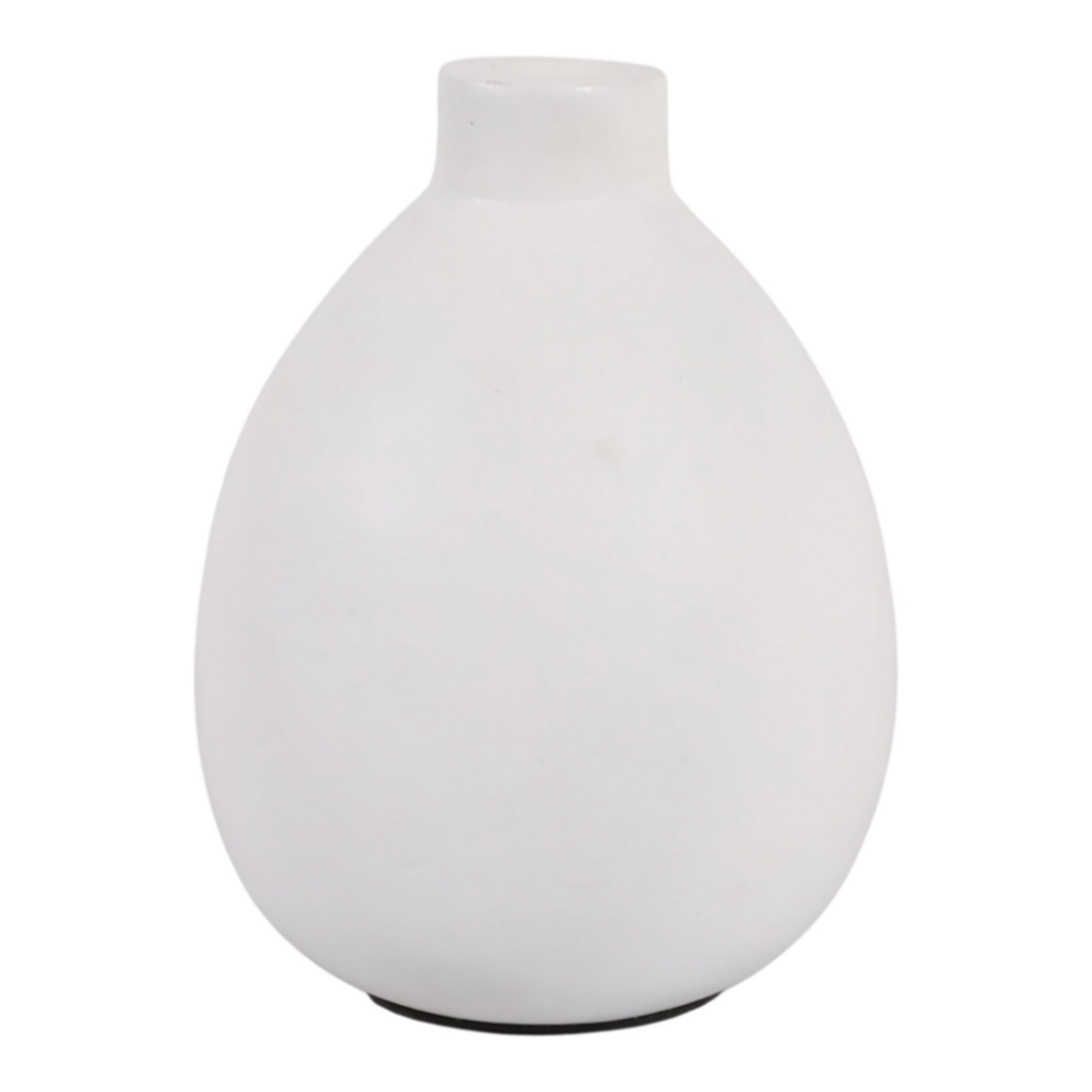Outside The Box 10" Braga White Portugal Terracotta Vase