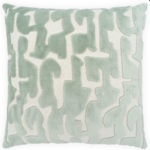 Outside The Box 24x24 Knossos Square Feather Down Pillow In Haze DV Kap