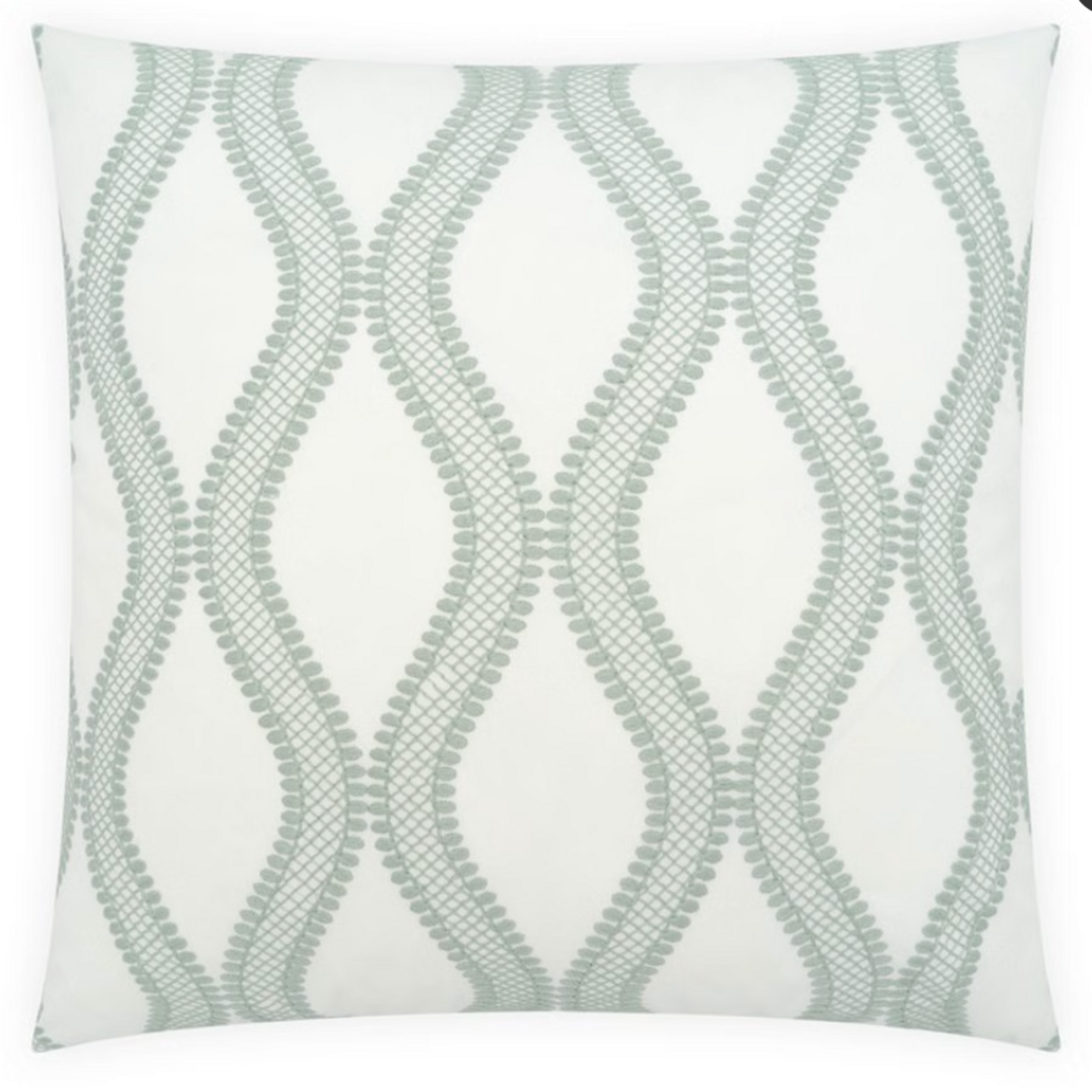 Outside The Box 24x24 Corsica Square Feather Down Pillow  In Spa DV Kap