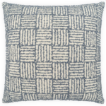 Outside The Box 24x24 Tatami Square Feather Down Pillow  In Denim DV Kap