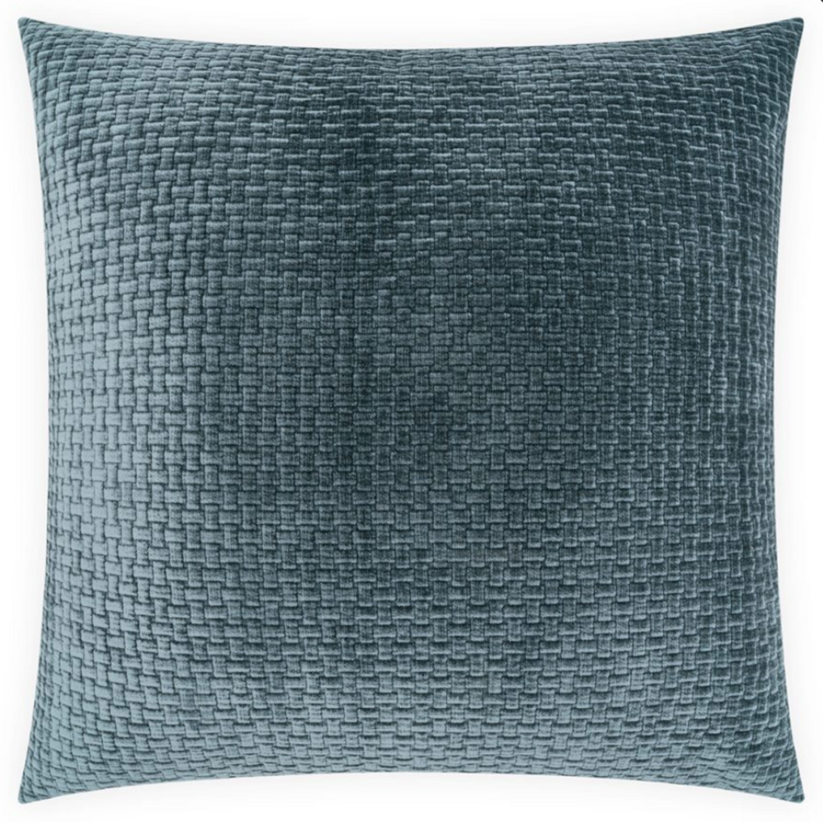 Outside The Box 24x24 Tessa Square Feather Down Pillow  In Pacific DV Kap