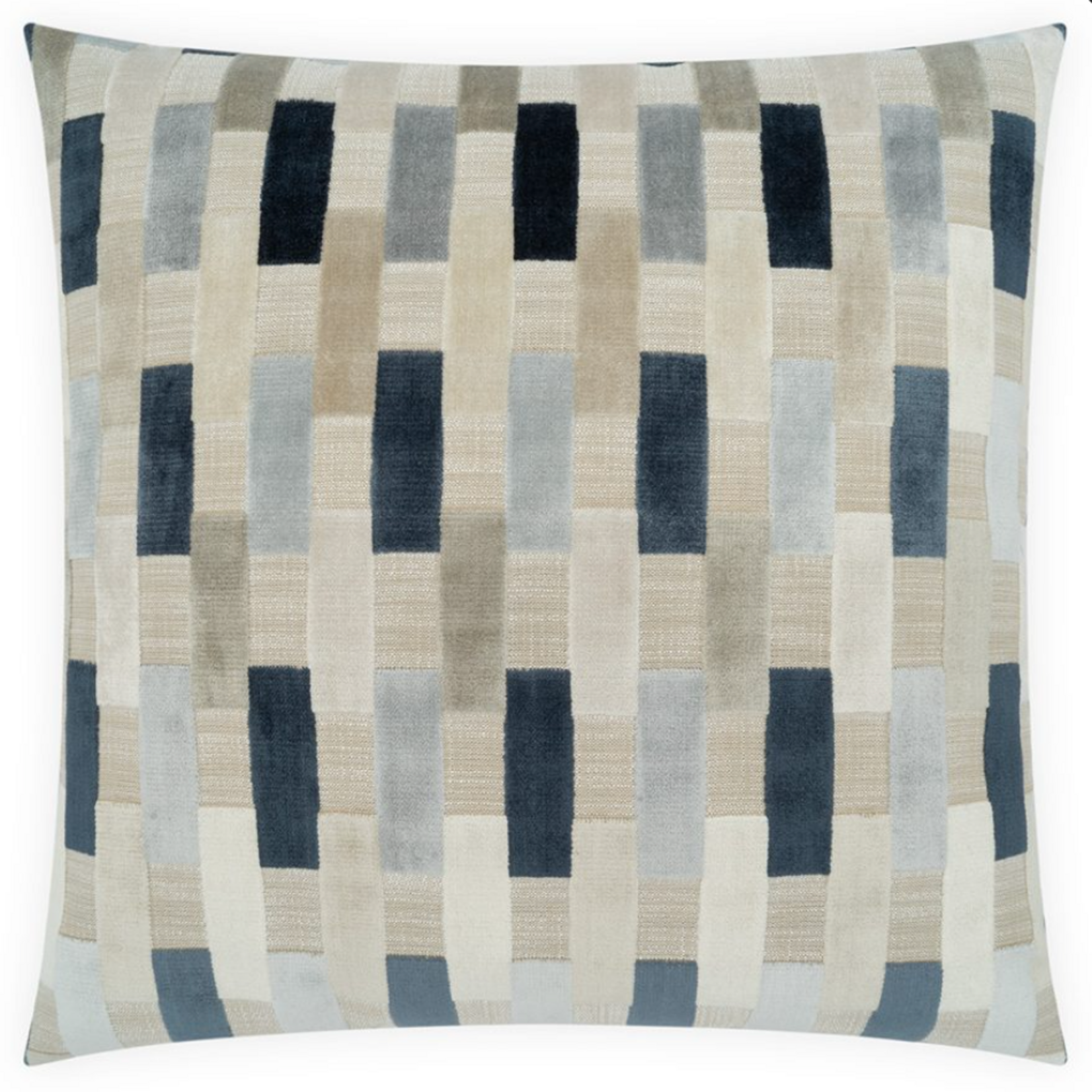 Outside The Box 24x24 Ashlar Square Feather Down Pillow  DV Kap