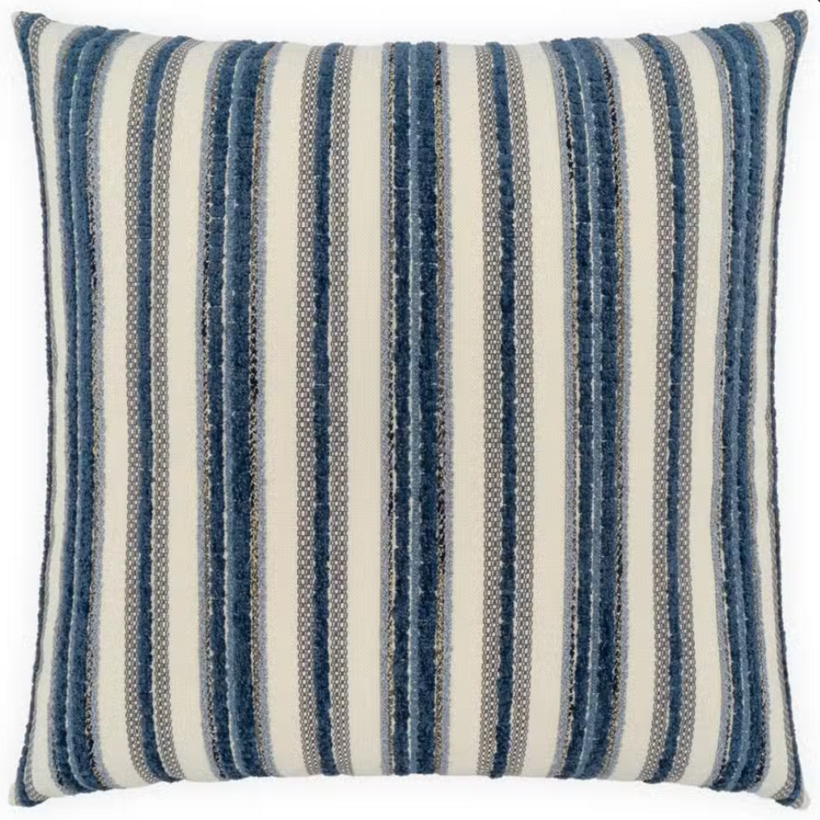 Outside The Box 24x24 Nazarene Square Feather Down Pillow Blue DV Kap