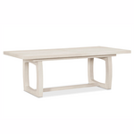 Outside The Box 86" Extends To 126" Duval White Washed Oak Wood Rectangle Dining Table