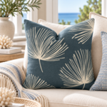 Outside The Box 24x24 Nurture Hand Crafted Down Filled Pillow In Lagoon