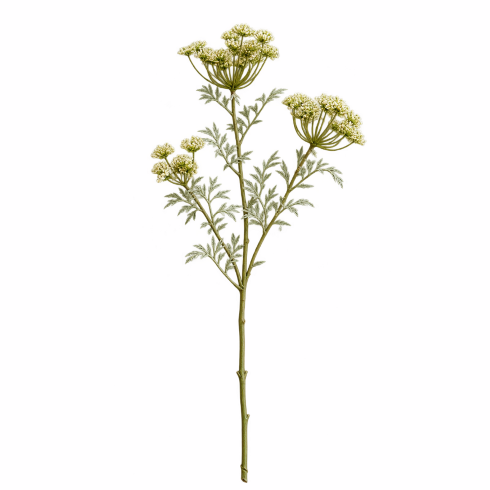 Outside The Box 34" White Lace Spray Stem Faux Decor