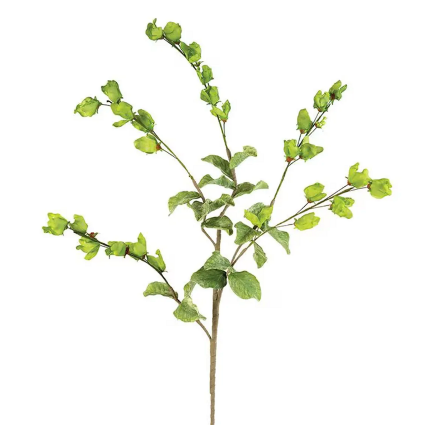 Outside The Box 40" Green Leafy Faux Branch Decor