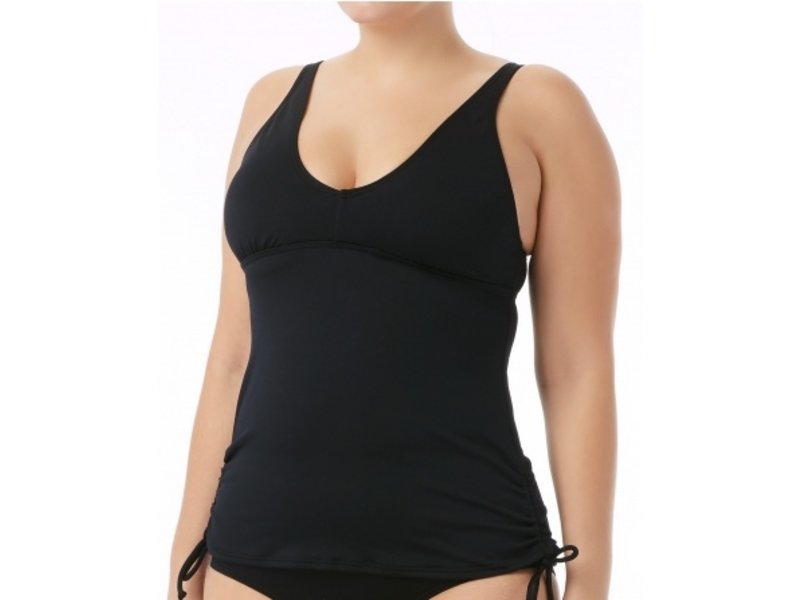 v neck tankini