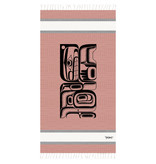 NATIVE NW ARTISAN COTTON TOWEL 37.5" x71"