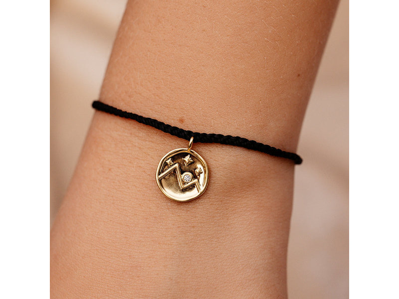 PURA VIDA CRYSTAL MOUNTAIN COIN BRACELET  +