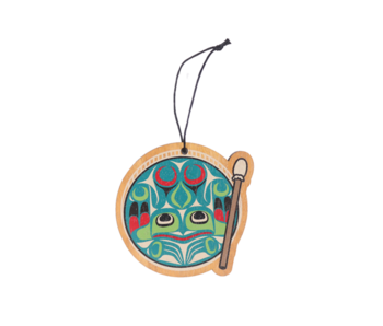 NATIVE NW WOODEN ORNAMENT +