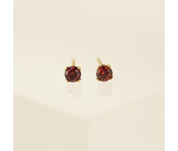 LOVERS TEMPO BIRTHSTONE GOLD-FILLED STUD