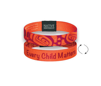 NATIVE NW ORANGE SHIRT WRISTBAND +