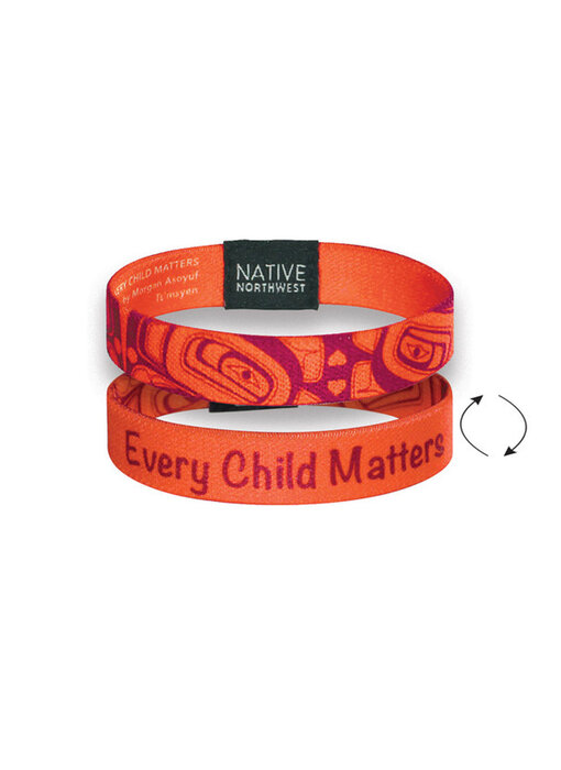 NATIVE NW ORANGE SHIRT WRISTBAND +