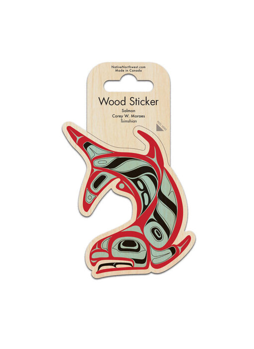 NATIVE NW WOOD STICKER +