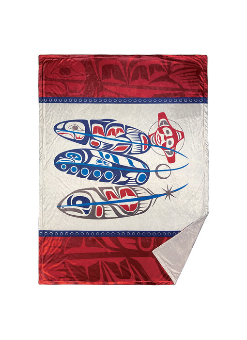 NATIVE NW PREMIUM FLEECE BLANKET +