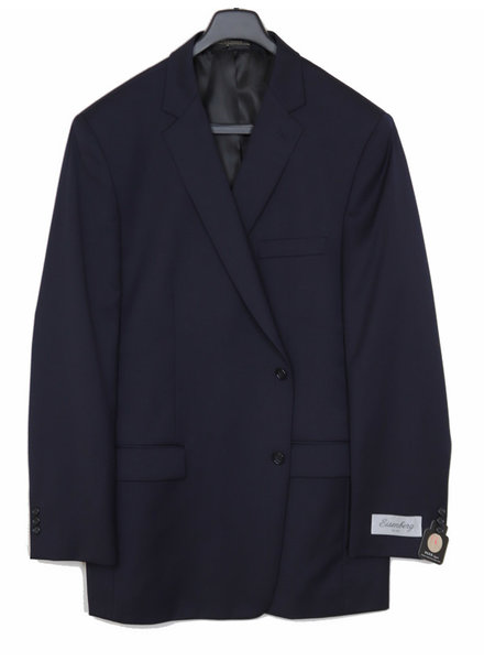 Eisenberg Eisenberg Solid Navy Suit Separate Coat