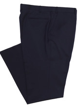 Eisenberg Eisenberg Solid Navy Suit Separate FF Pants