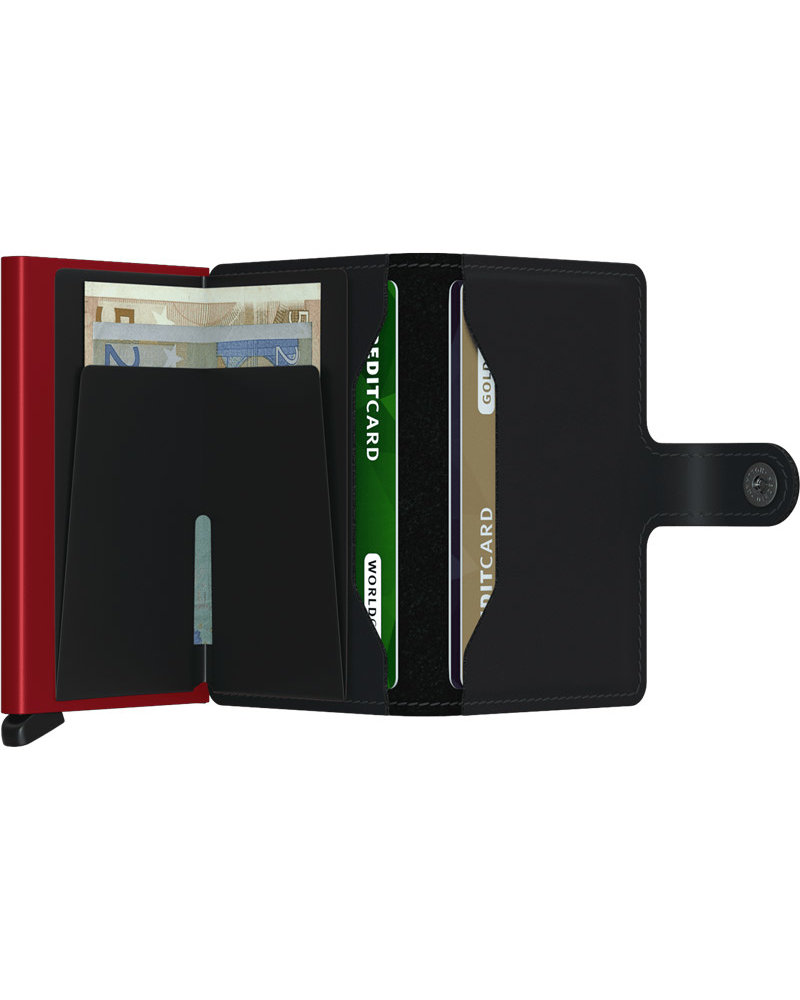 Secrid Secrid Matte Black & Red Mini Wallet