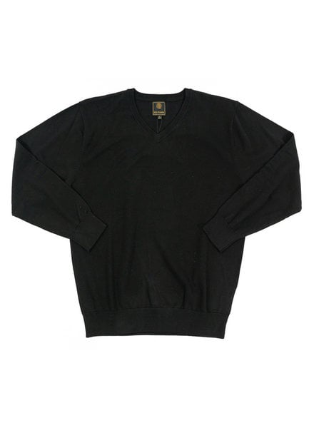 F/X Fusion F/X Fusion Black LS V-Neck Sweater