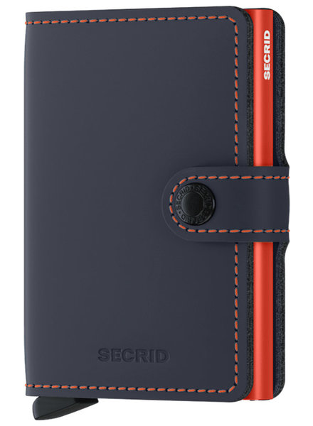 Secrid Secrid Matte Blue & Orange Mini Wallet
