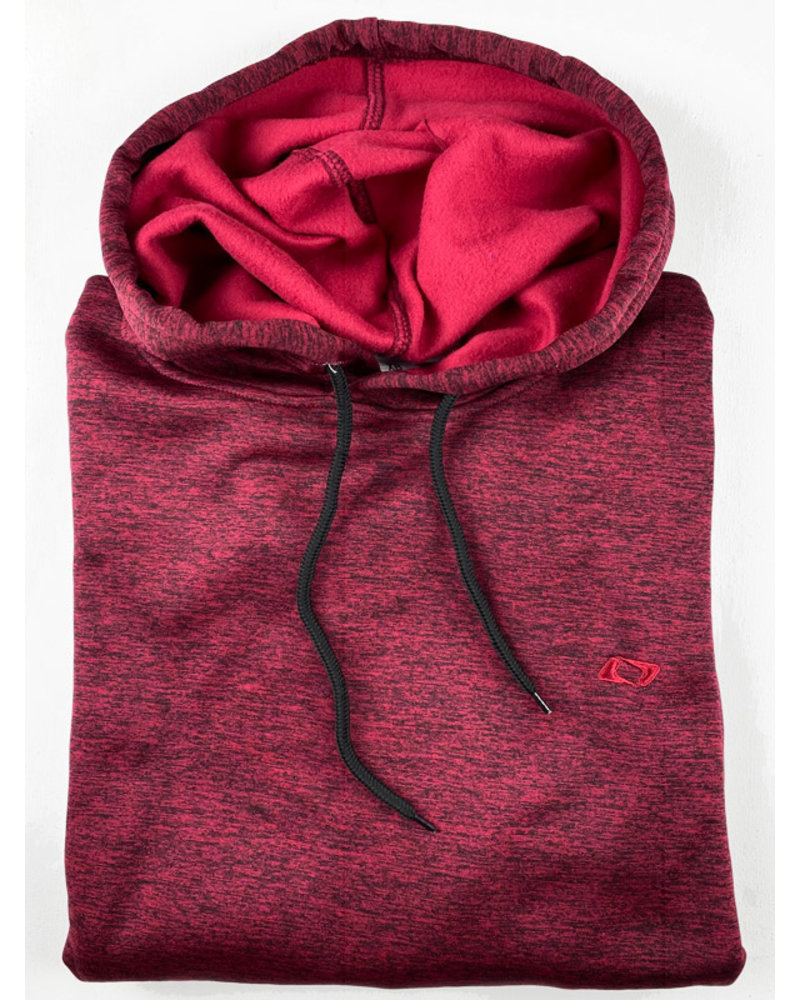 burgundy fleece hoodie