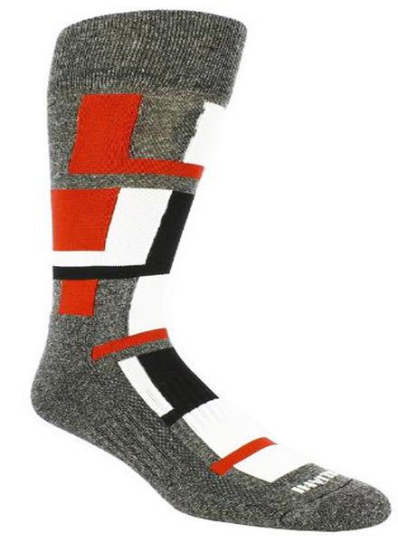 Remo Tulliani Remo Tulliani Sioux Charcoal/Red Socks
