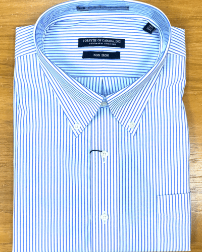 Forsyth N/I Blue Stripe Shirt - Hensley's Big and Tall