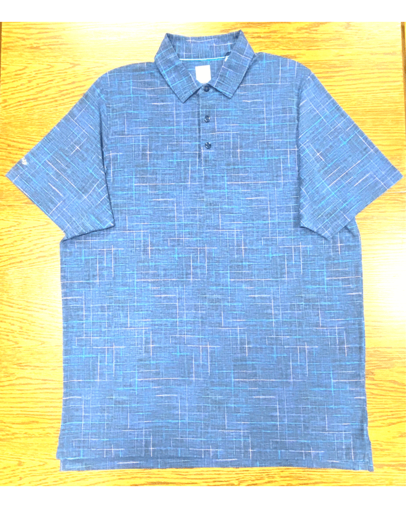 plaid texture polo shirt