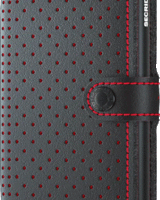 Secrid Secrid Perforated Black/Red Mini Wallet