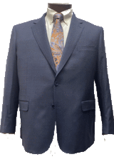 Baroni Baroni Blue/Brown Plaid Suit