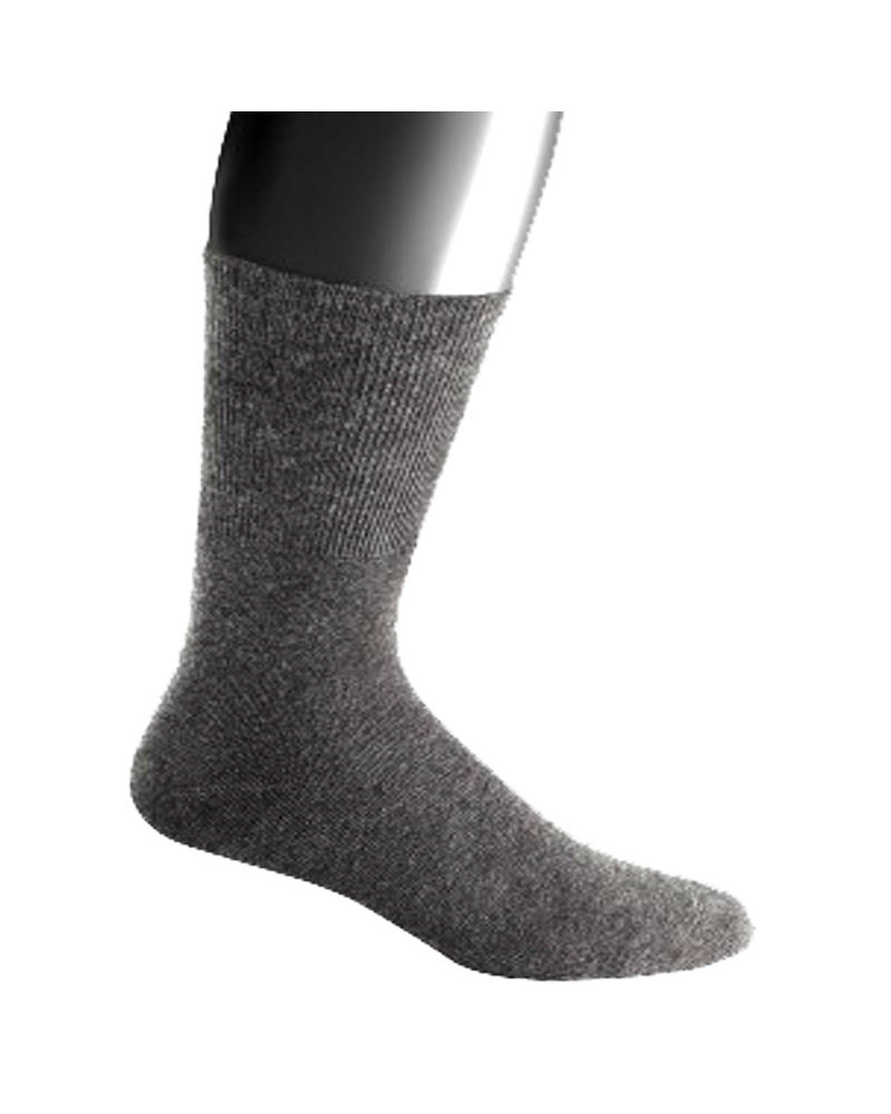 Old World Old World Regular Comfort Dress Sock-Charcoal